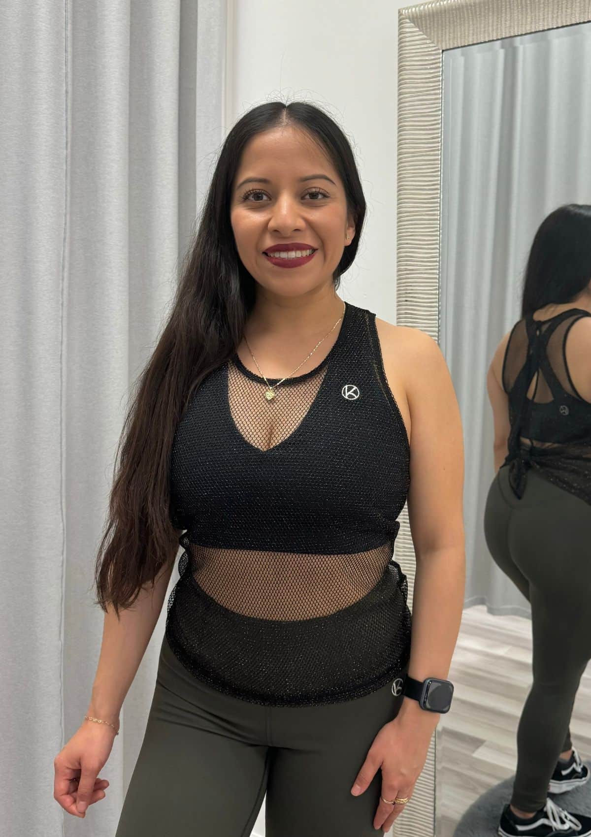 Fishnet Flex Tank Top