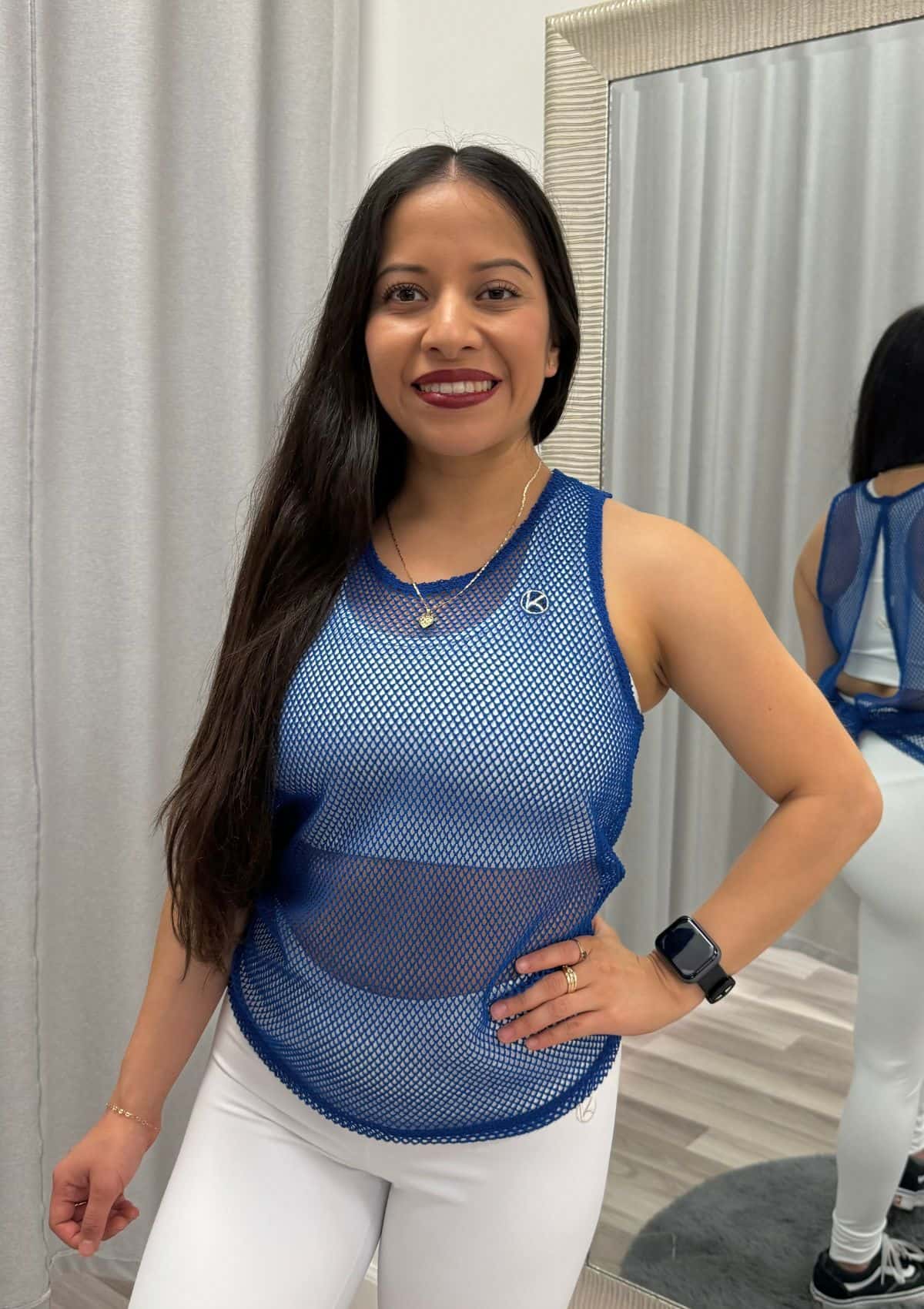 Fishnet Flex Tank Top