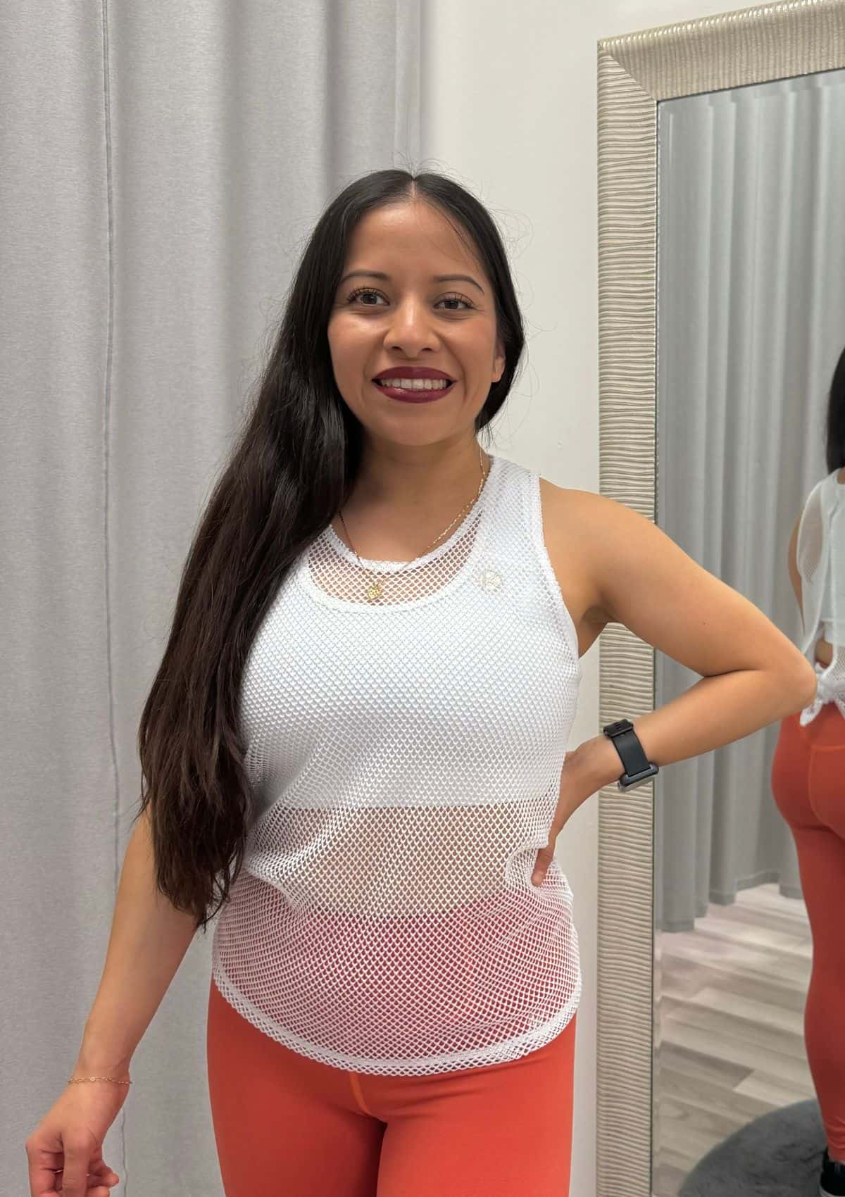 Fishnet Flex Tank Top